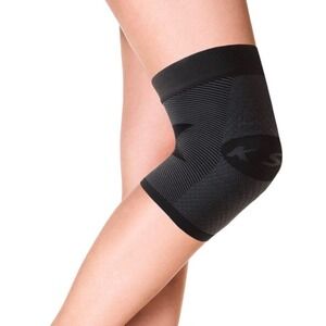 Compression Knee Brace Support Sleeve Black Athletic Pain Relief 2‎ Pack XL